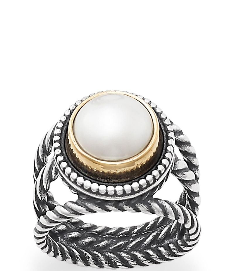 ジェームズ エイヴリー レディース アクセサリー 指輪 James Avery Marjan Cultured Pearl Ring Sterling Bronze パール