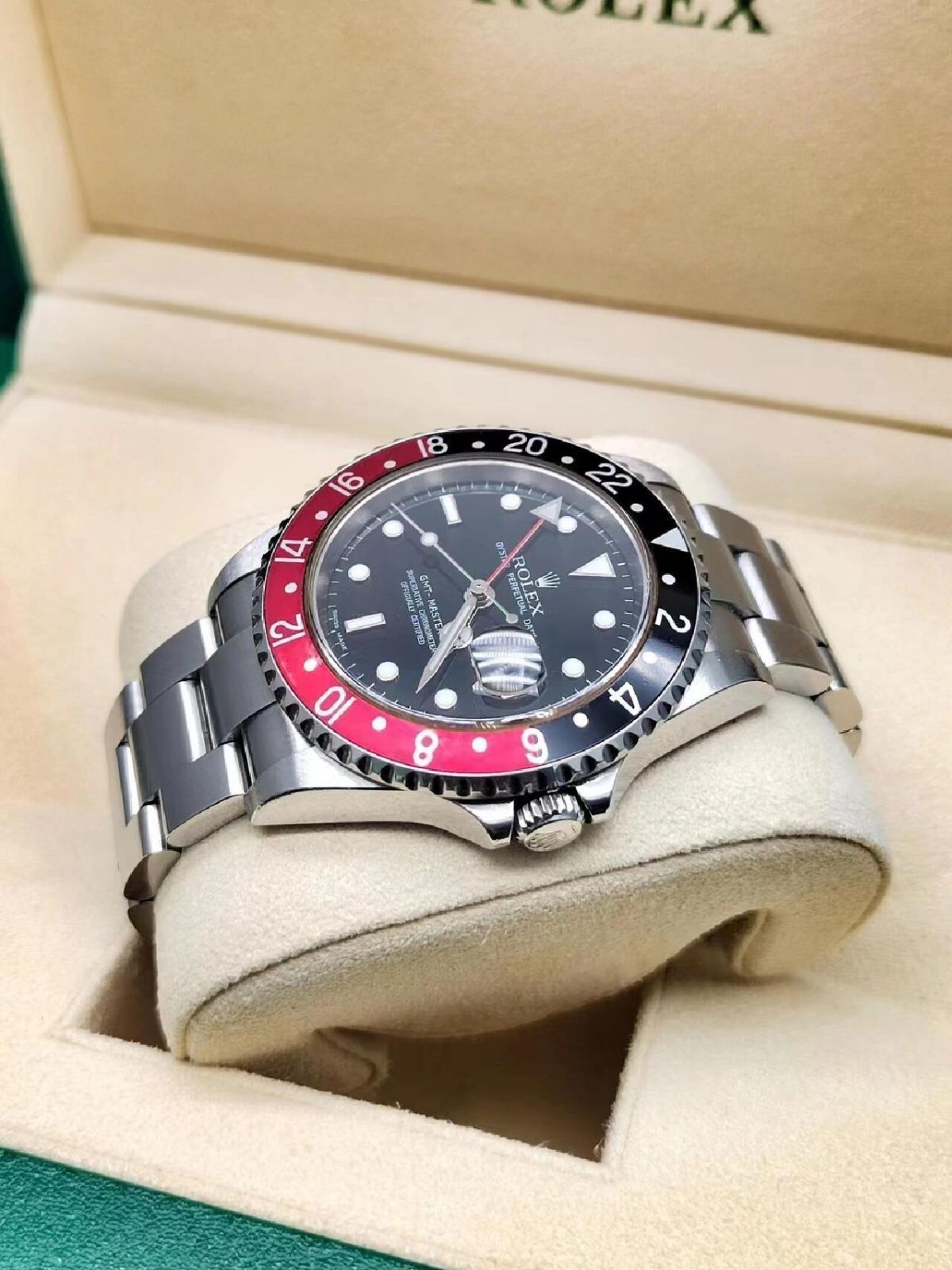 ご購入大歓迎です 美品 ロレックスGMT赤黒丸?16710?40mm 自動巻き｜本日限定特価｜新品未使用