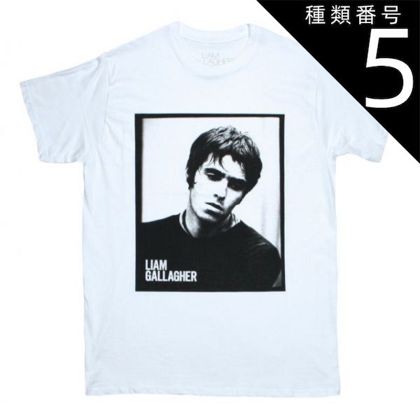 種類5：XX-Large Liam Gallagher / Portrait Tee (White) - リアム