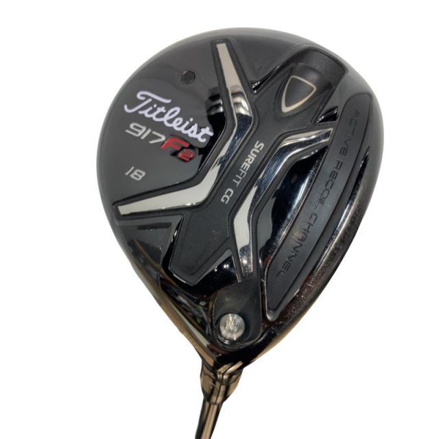 【中古】 タイトリスト 917 F2 18° フェアウェイウッド FW Titleist Speeder 517 (フレックスS) メンズ 男性用 右利き 右用 Cランク ゴルフクラブ