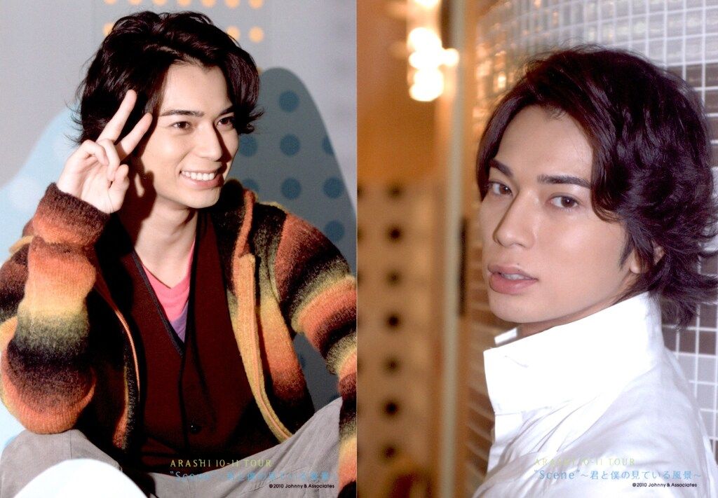 嵐　松本潤　写真11枚 嵐 10-11年 scene 君と僕の見ている風景 松本潤 オリジナルフォト