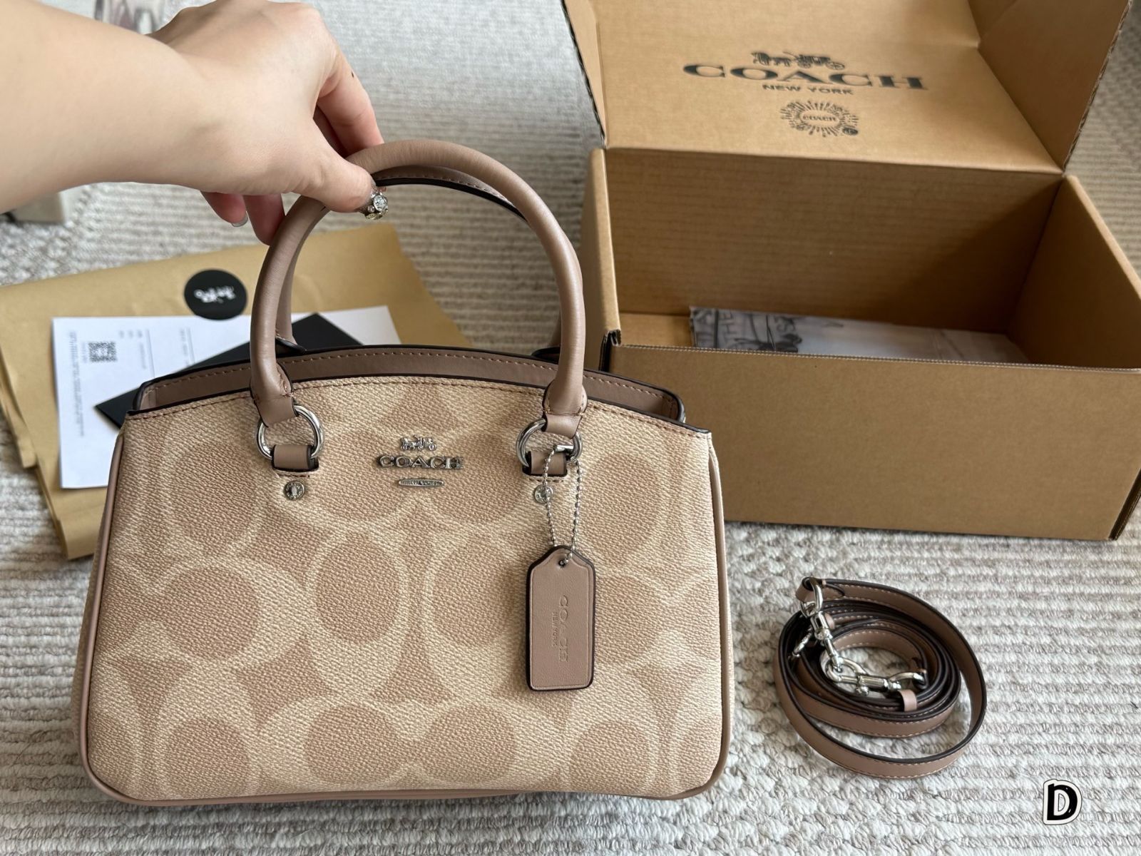 【今日特価】Coach Lady Dior Tote Bag コーチ レディー ディオール トート バッグ
