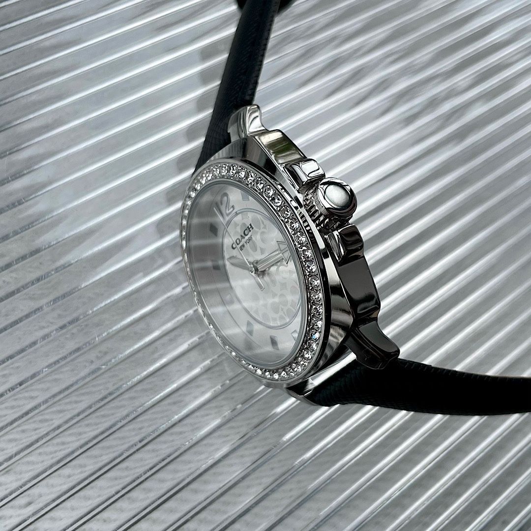 COACH コーチ レディース腕時計 36mm｜スワロフスキークリスタル×日本