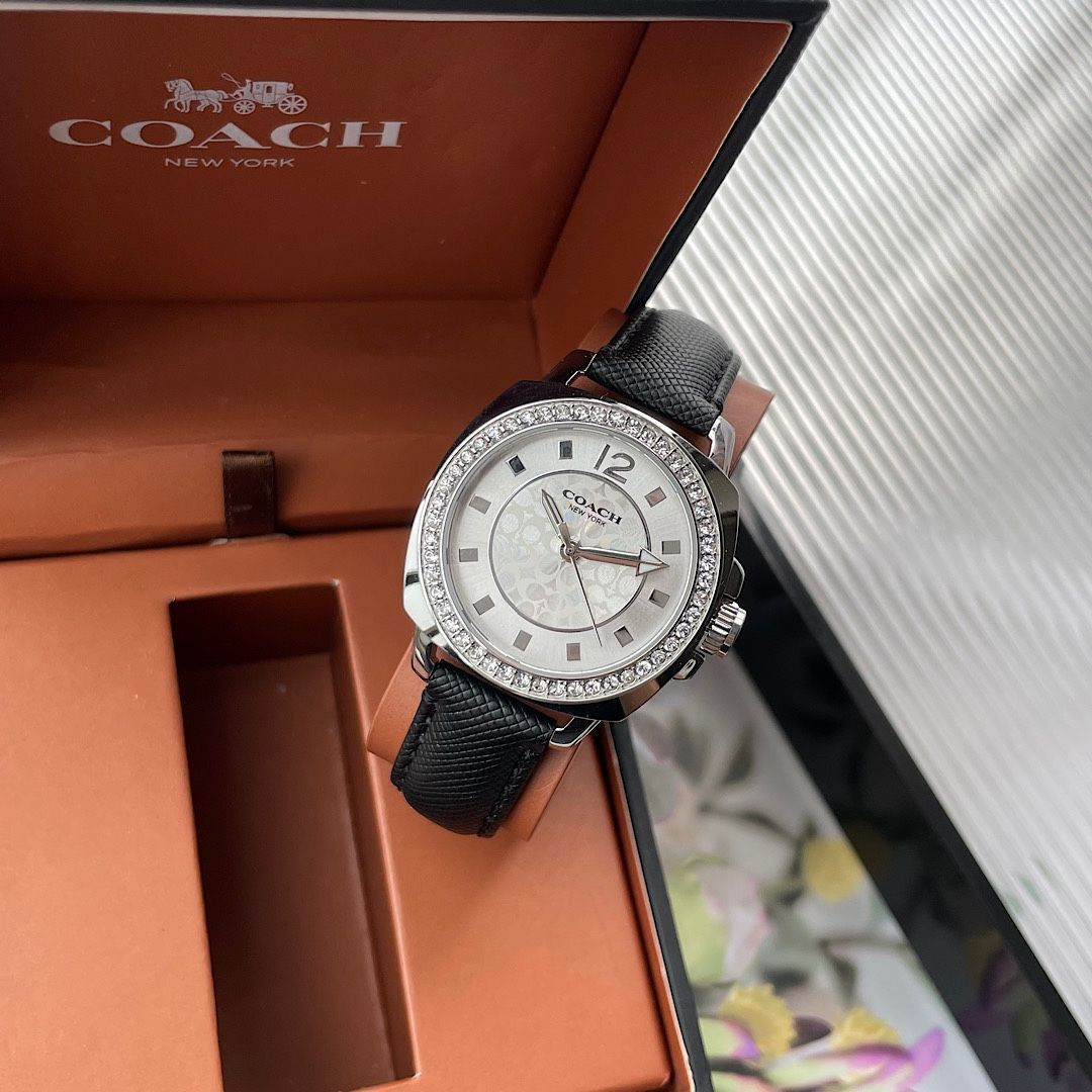 COACH コーチ レディース腕時計 36mm｜スワロフスキークリスタル×日本