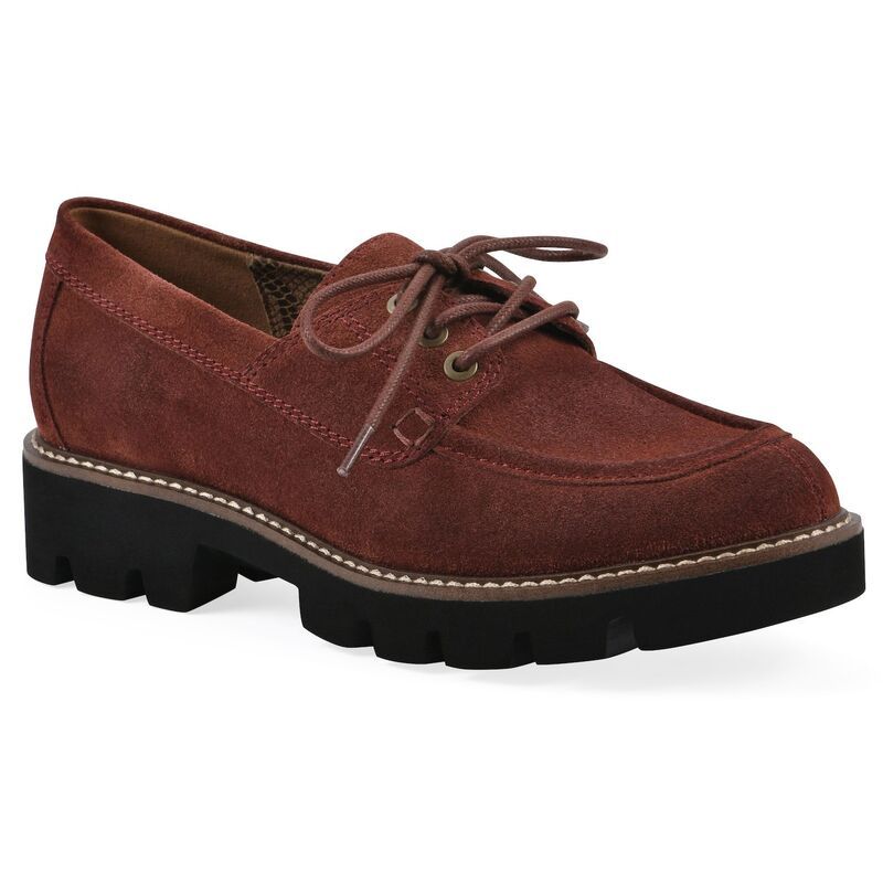 ホワイトマウンテン レディース シューズ スリッポン・ローファー White Mountain Gino Womens Lug Sole Loafers Rust Suede ラスト