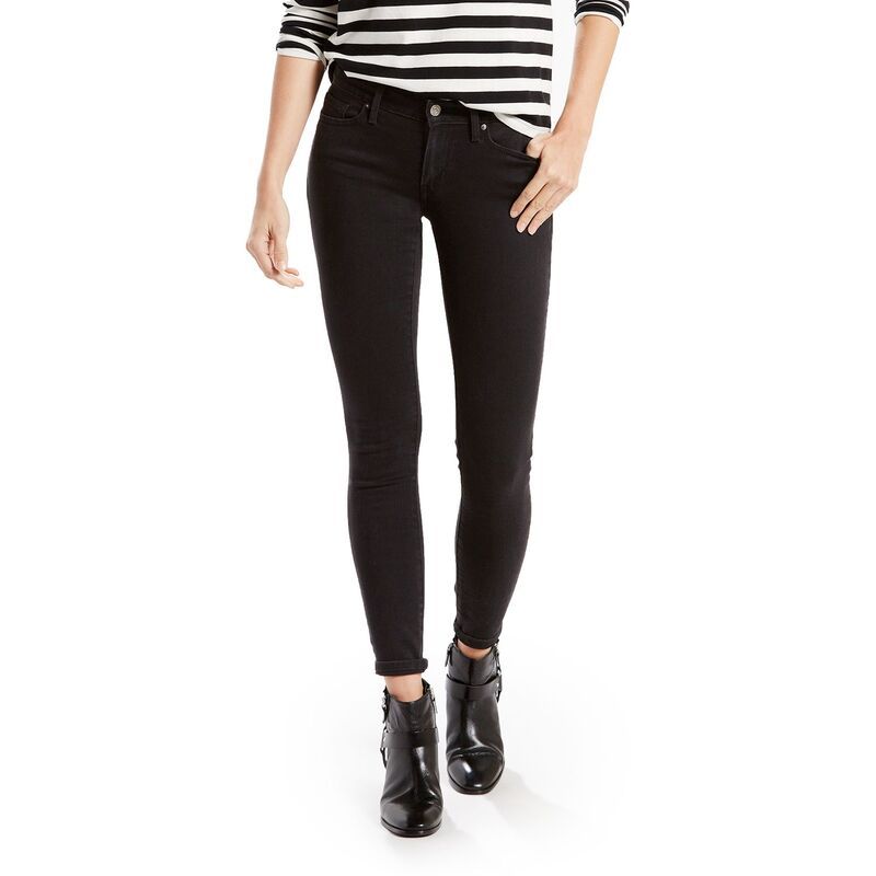リーバイス レディース ボトムス デニムパンツ ジーンズ Womens Levis 711 Skinny Jeansoft Black ブラック