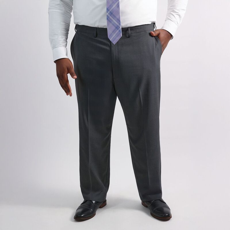 ハガー メンズ ボトムス カジュアルパンツ トール Big Tall JM Haggar Classic Fit Flat Front Dress Pants Charcoal チャコール
