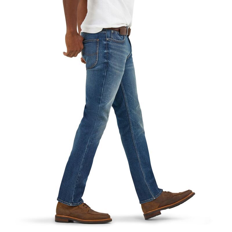 リー メンズ ボトムス デニムパンツ ジーンズ Mens Lee MVP Heritage Slim Straight Jeans Timber