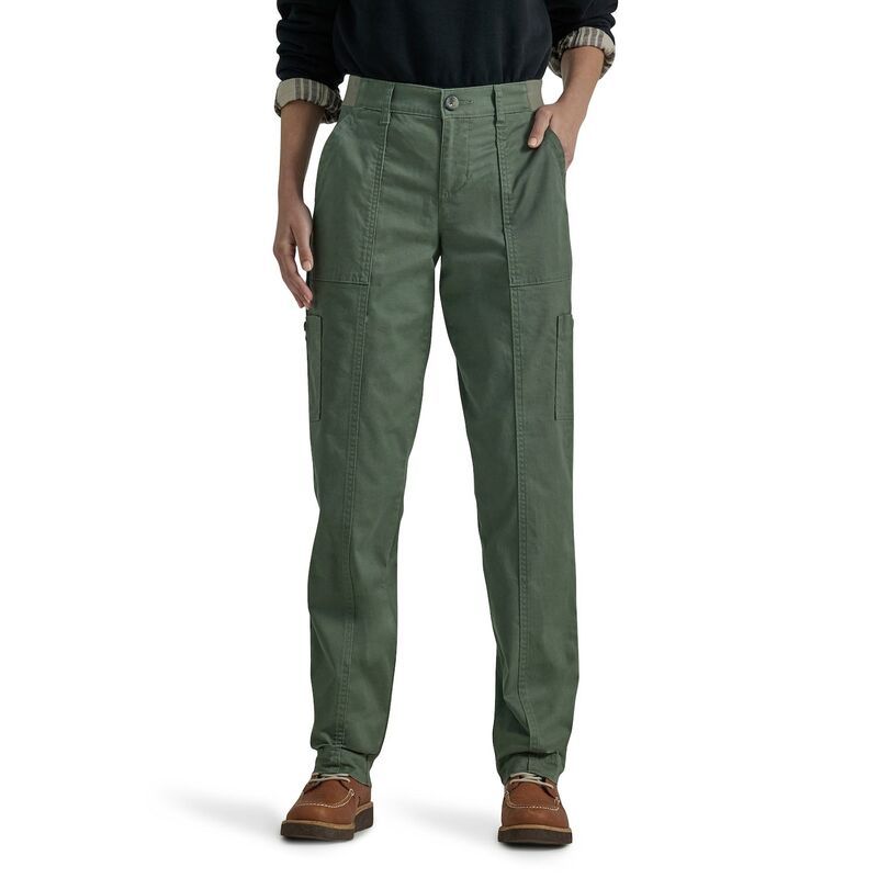 リー レディース ボトムス カジュアルパンツ Womens LeeR Ultra Lux Comfort with FlexToGo StraightLeg Utility Pants Olive G