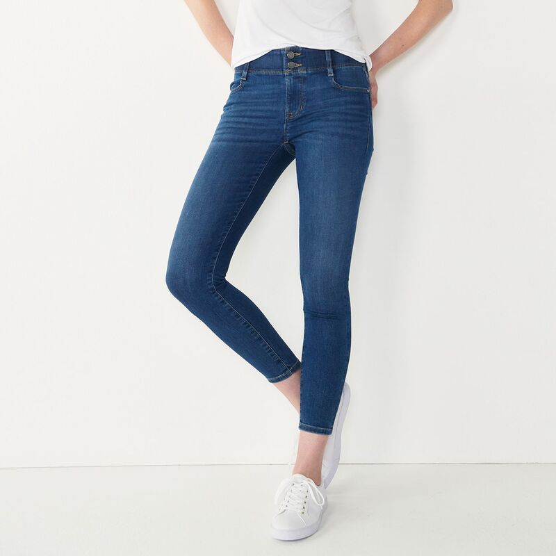 ナインウェスト レディース ボトムス デニムパンツ ジーンズ Womens Nine West Skinny Jeans Medium Wash