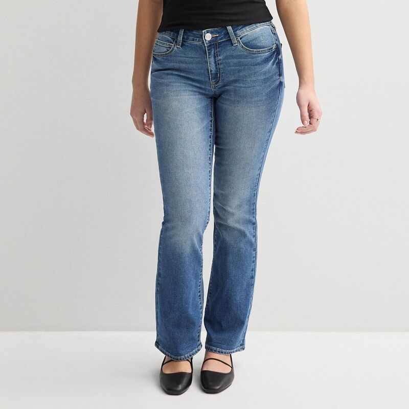 エスオー レディース ボトムス デニムパンツ ブーツカット ローライズ ブーツ ジーンズ Juniors SO Low Rise Bootcut Jeans Medium