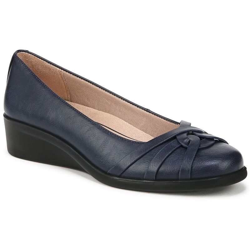 ライフストライド レディース シューズ サンダル LifeStride Jorie Womenslipon Wedges Navy ネイビー