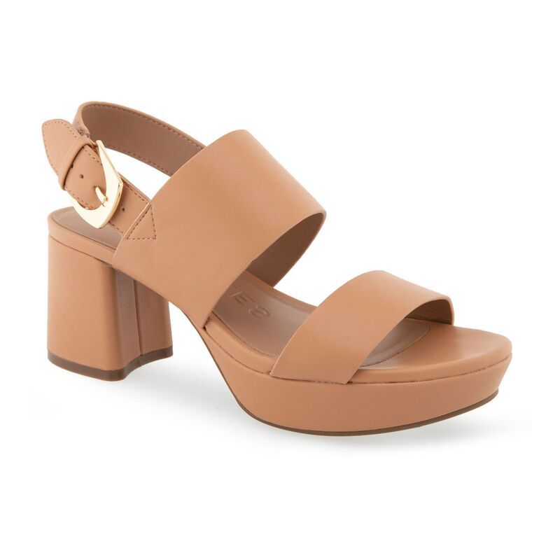 エアロソールズ レディース シューズ サンダル プラットフォーム Aerosoles Camilia Womens Platform Sandals Natural