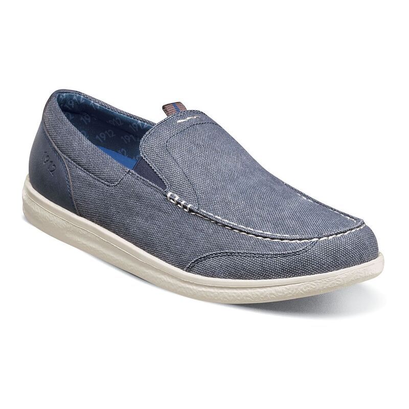 ノンブッシュ メンズ シューズ スリッポン・ローファー Nunn BushR Brewski Mens Venetian SlipOn Shoes Navy ネイビー
