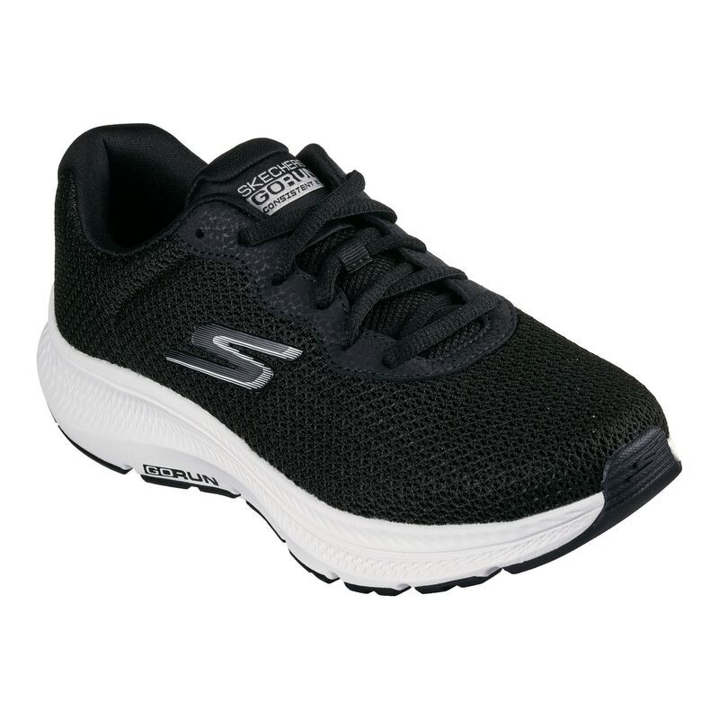 スケッチャーズ レディース シューズ スニーカー Skechers GO RUN Consistent 20 Engaged Womens Athletic Shoes Black White ホワイ