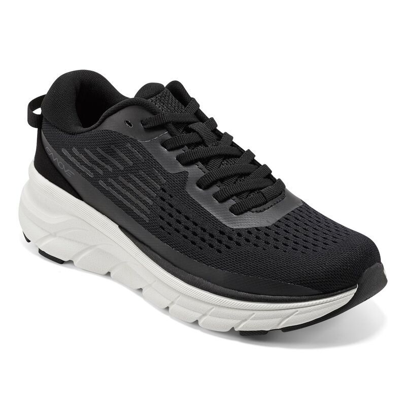 イージースピリット レディース シューズ スニーカー レース Easy Spirit Womens Mel EMOVE LaceUp Sneakers Black ブラック