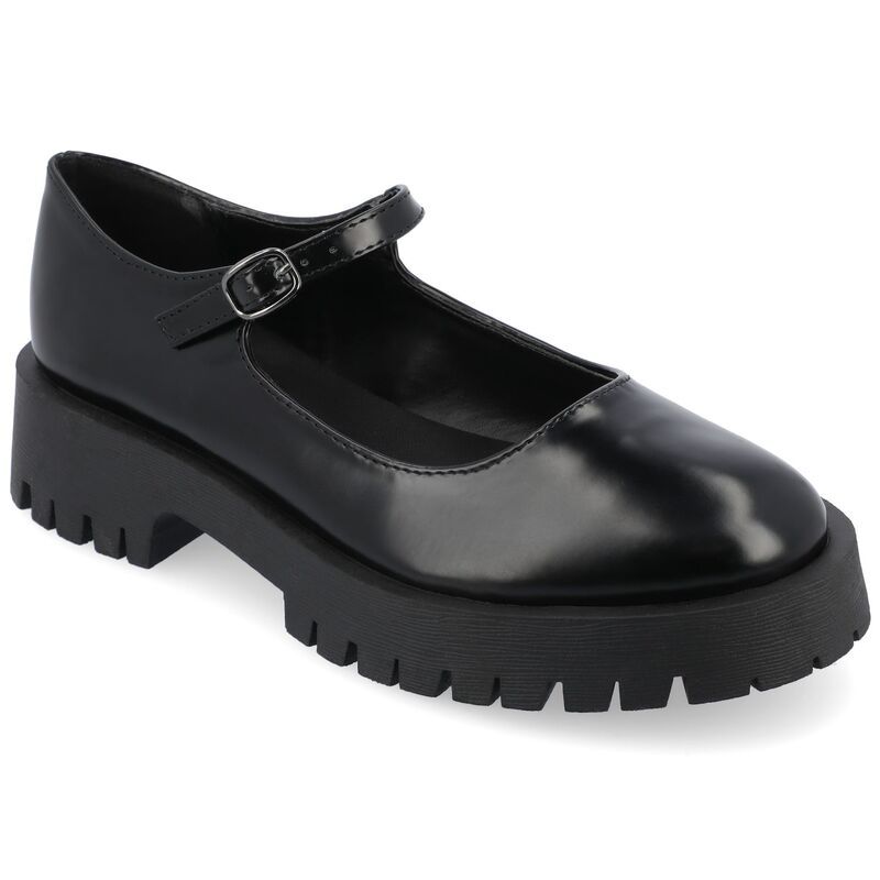 ジュルネ コレクション レディース シューズ サンダル Journee Collection Kamie Womens Mary Jane Shoes Black ブラック