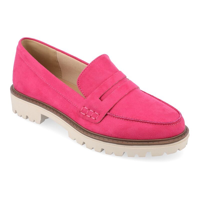 ジュルネ コレクション レディース シューズ スリッポン・ローファー Journee Collection Kenly Tru Comfort Foam Womens Loafers Pink ピンク