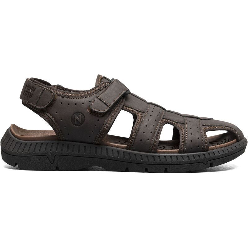 ノンブッシュ メンズ シューズ サンダル Nunn Bush Laguna Mens Closed Toe Fisherman Sandals Black ブラック