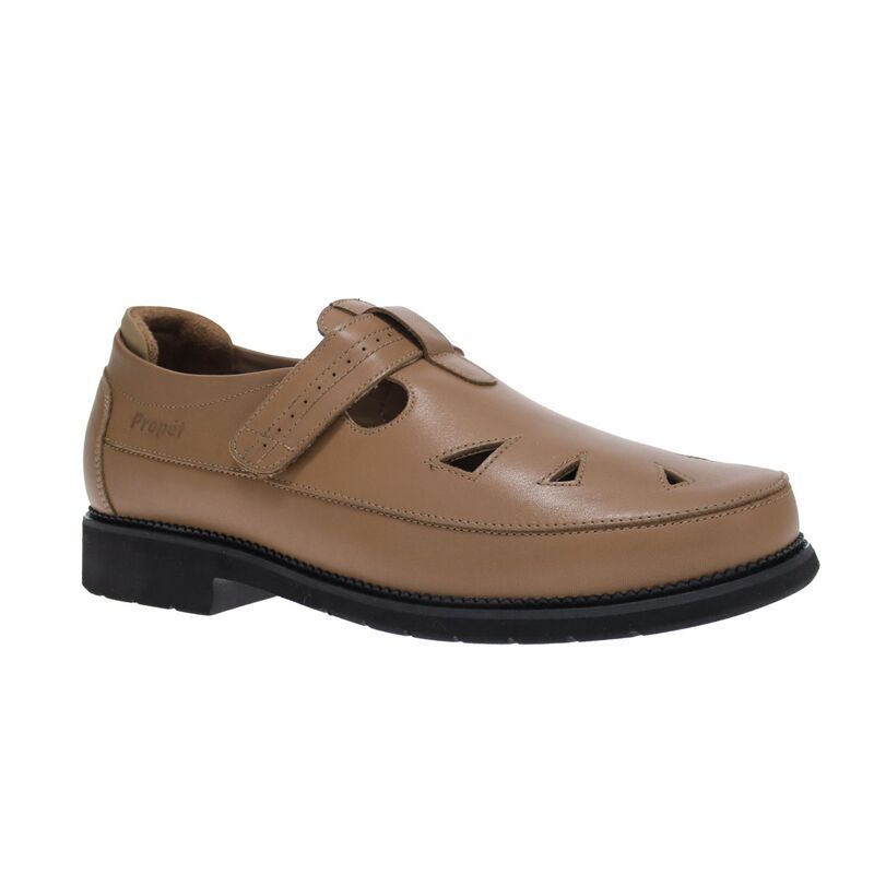 プロペット レディース シューズ スリッポン・ローファー レザー Propet Helen Womens Leather Mary Janeshoes Oyster