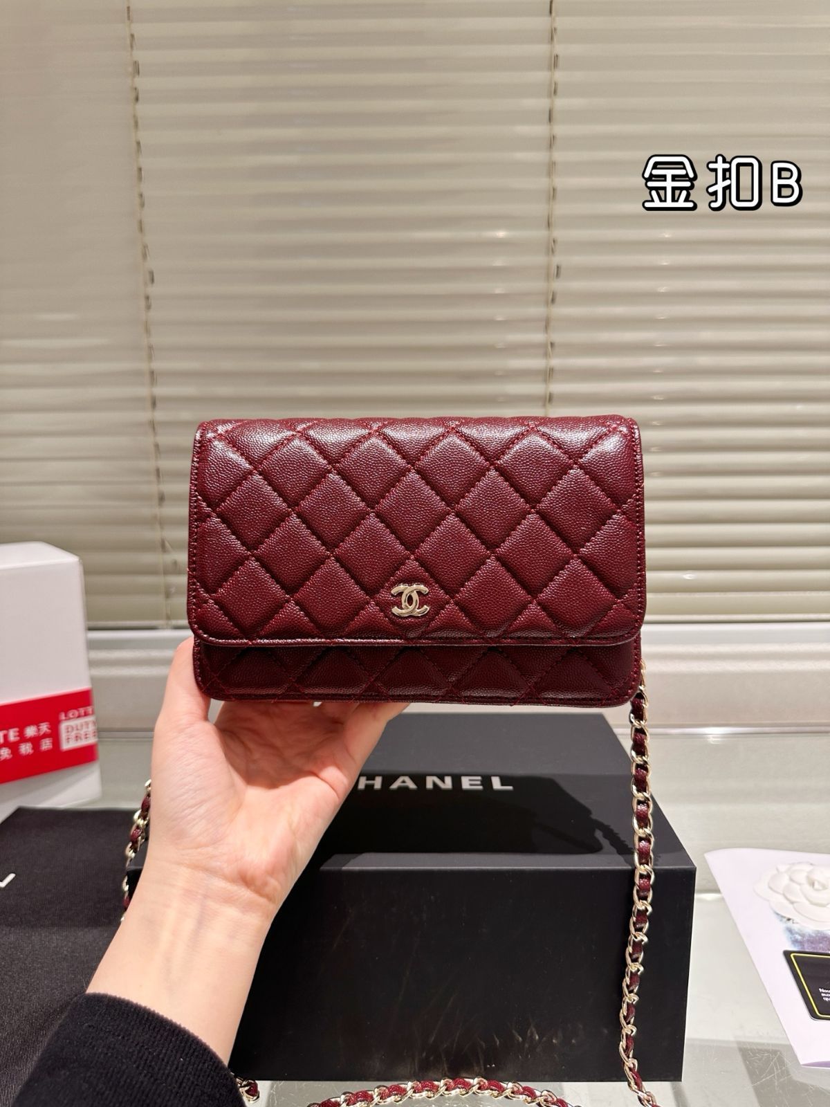 【今日特価】Chanel Woc 19 Wallet on Chain チャネル 19 ウォレットオンチェーン-WTO輸入2