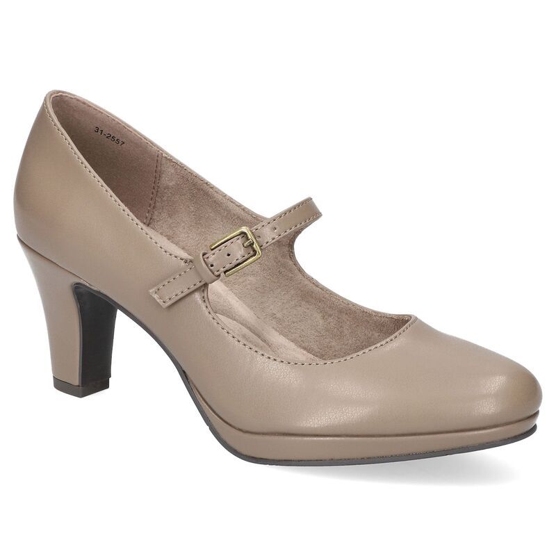 イージーストリート レディース シューズ パンプス プラットフォーム Easy Street Womens Zest Mary Jane Platform Pumps Taupe トープ