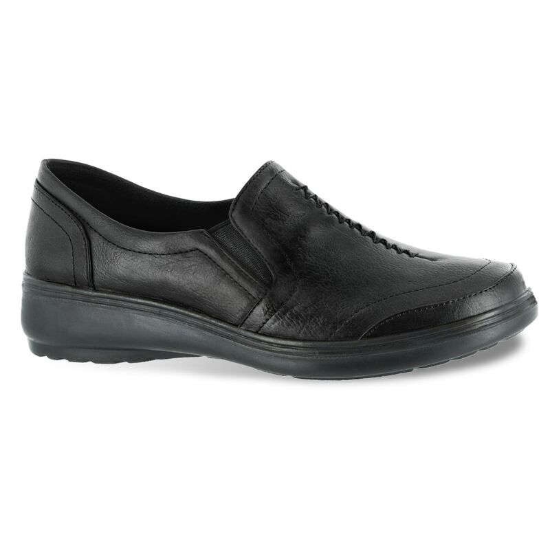 イージーストリート レディース シューズ スリッポン・ローファー Easy Street Ultimate Comfort Womens Loafers Black ブラック