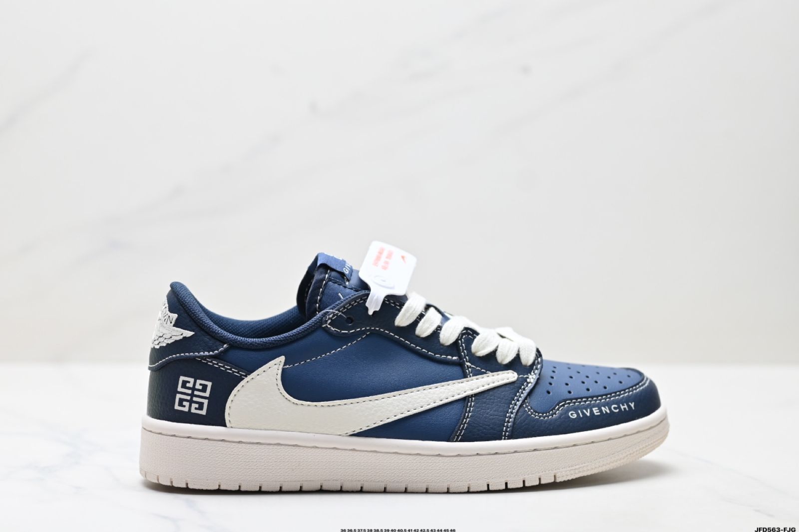 【今日特価】Nike Air Jordan 1 x Travis Scott AJ1 逆ハリ 「DIY」カスタマイズ ナイキ ロートップ カルチャー バスケットボールシューズ 送料無料 在庫限定セール価格！