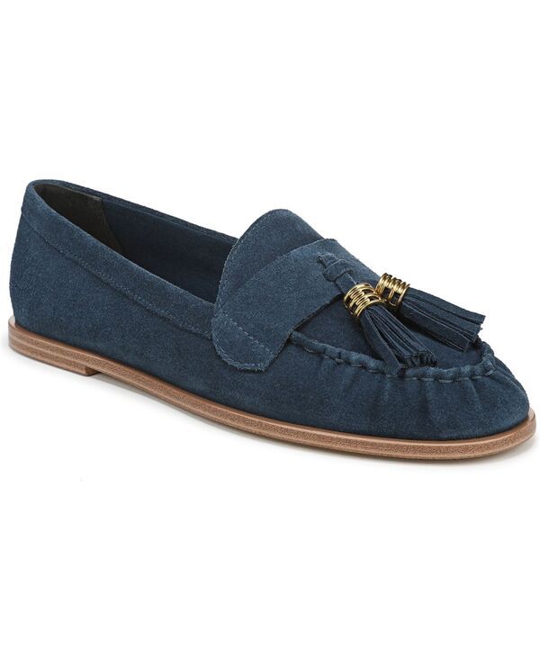 フランコサルト レディース シューズ スリッポン・ローファー Franco Sarto Womens Carita Pointed Toe Loafers Lapis Blue Leather ブルー