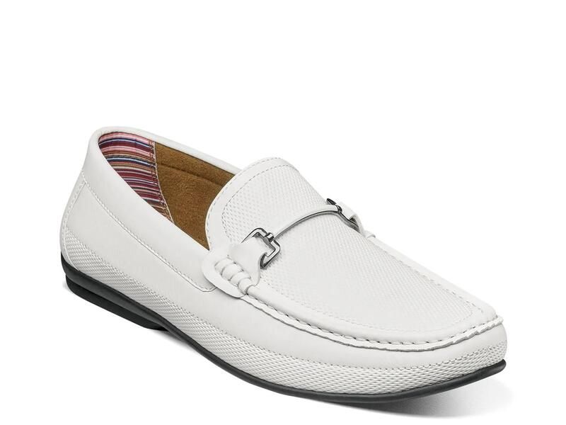 ステイシーアダムス メンズ シューズ スリッポン・ローファー Stacy AdamsColton Loafer White ホワイト