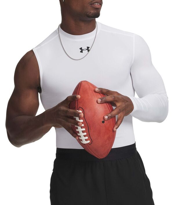 アンダーアーマー メンズ トップス タンクトップ アシンメトリー Under Armour Mens HeatGear AsymmetricaleftSleeve Tank Top WhiteBlac