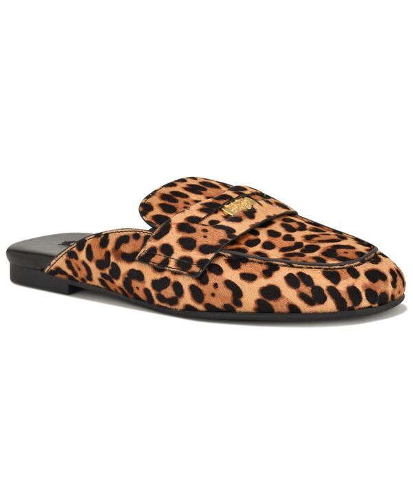 ナインウェスト レディース シューズ スリッポン・ローファー Nine West Womens Evans Penny Loafer Flat SlipOn Mules Leopard Calf Ha
