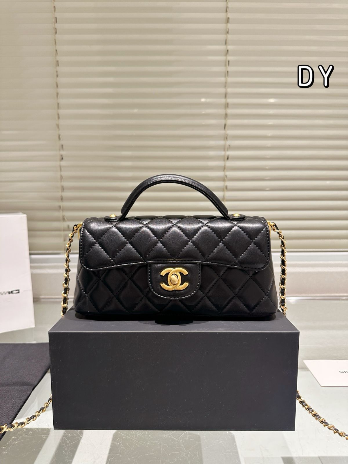 【今日特価】Chanel 25P Chain Bag シャネル 25P チェーンバッグ ランジー 22×12cm フルギフトボックス