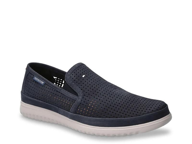 メフィスト メンズ シューズ スリッポン・ローファー スニーカー Mephisto Tiago SlipOn Sneaker Navy ネイビー