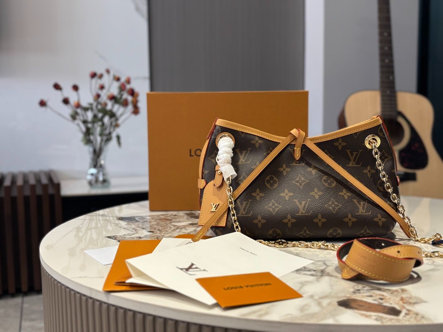 【今日特価】Louis Vuitton Carryall BB チェーンバッグ｜トップクラス オリジナル仕様