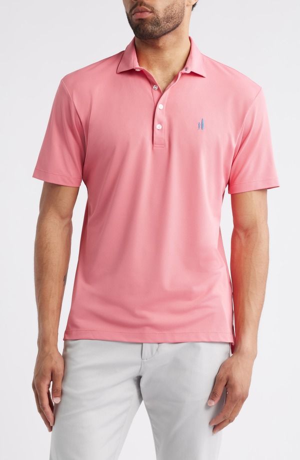 ジョニー オー メンズ トップス ポロシャツ johnnieO Stevie Performance Polo Azalea