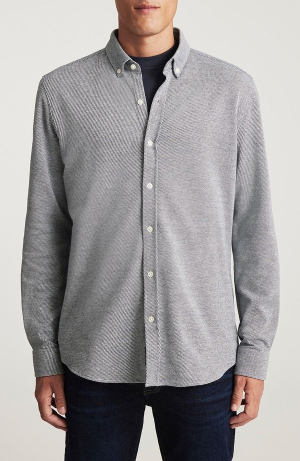 マーヴィ ジーンズ メンズ トップス シャツ コットン Mavi Jeans Total Cotton Blend ButtonUp Shirtotal Eclipse