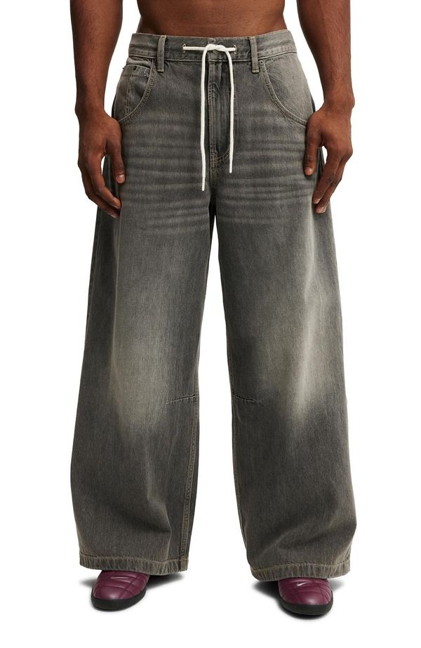 コットンオン メンズ ボトムス デニムパンツ Cotton Mens Y2k Super Baggy Jean Archives Grey グレー