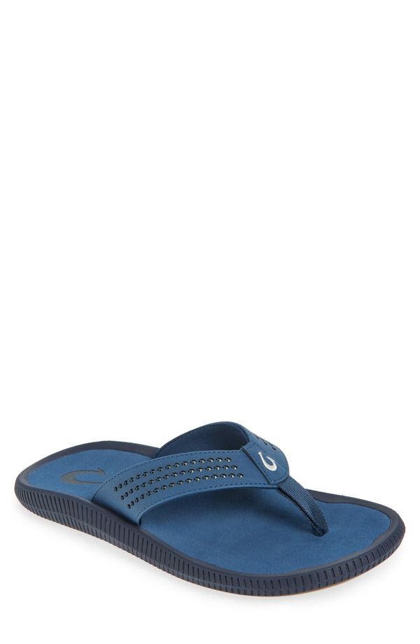 オルカイ メンズ シューズ サンダル OluKai Ulele Flip Flop Coastal Blue Coastal Blue ブルー