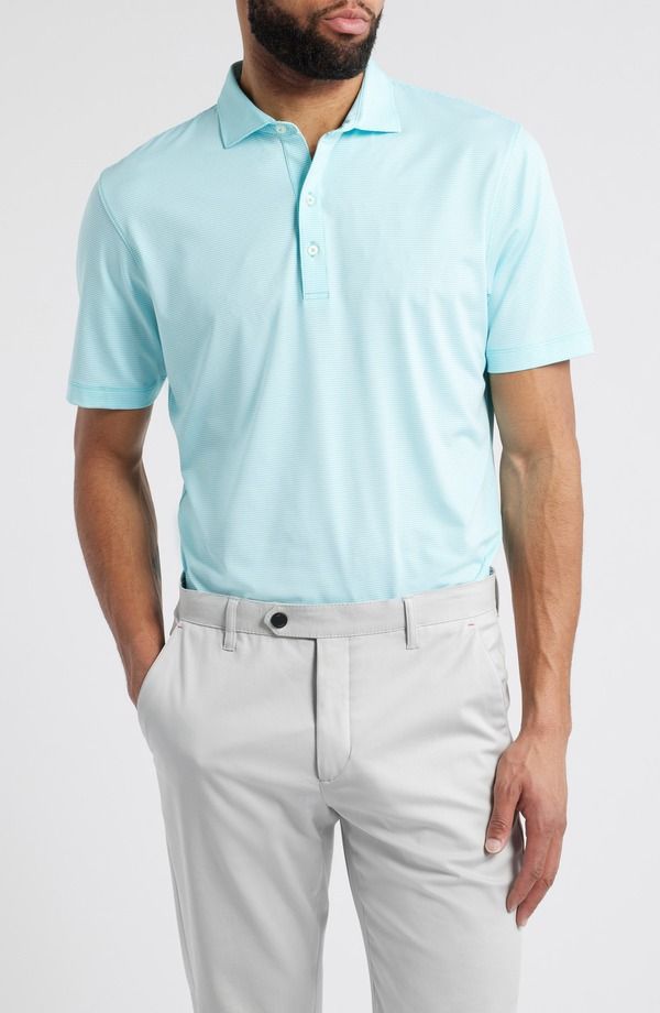 ジョニー オー メンズ トップス ポロシャツ johnnieO Lyndon Classic Fit Polo Tarpon