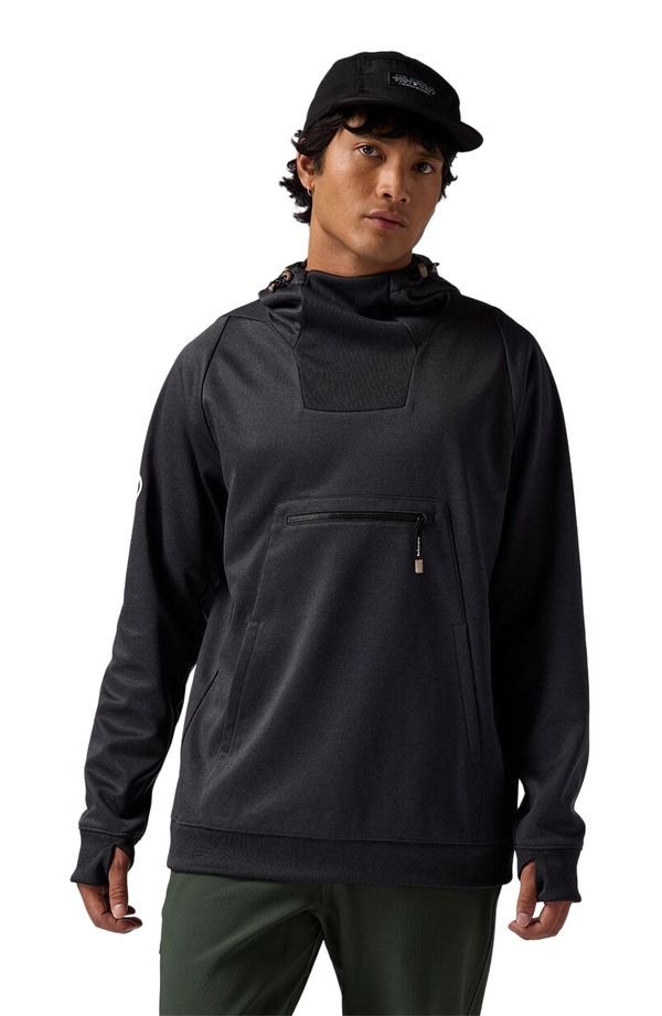 バックカントリー メンズ アウター パーカー・スウェット ダウン Backcountry Meltdown WaterResistant Hoodie Mens Black Heather ブラック