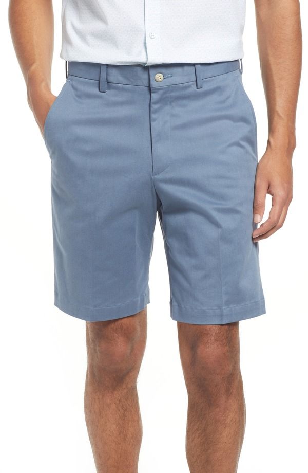 ビンテージ 1946 メンズ ボトムス ハーフパンツ・ショーツ ショートパンツ Vintage 1946 Mens Classic Flat Front Chino Shortslate スレート