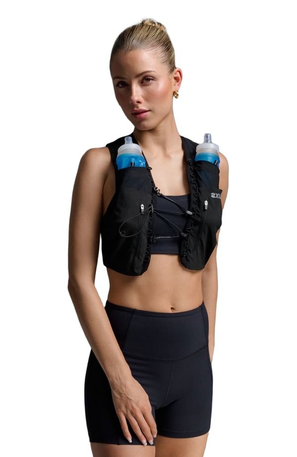 2XU レディース バッグ バックパック・リュックサック ベスト 2XU Run Hydration Vest BlackSilvereflective ブラック