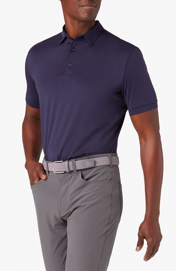 ミズンメイン メンズ トップス ポロシャツ MizzenMain Versa Short Sleeve Polo Blue ブルー