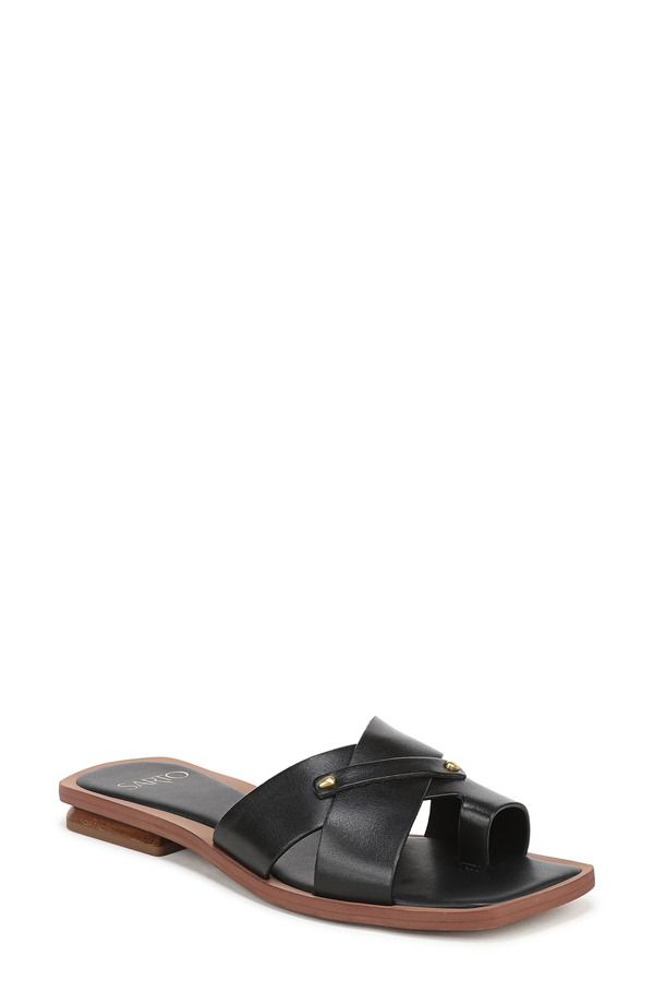 サルトバイフランコサルト レディース シューズ サンダル SARTO by Franco Sarto Etta Toe Loop Sandal Black ブラック
