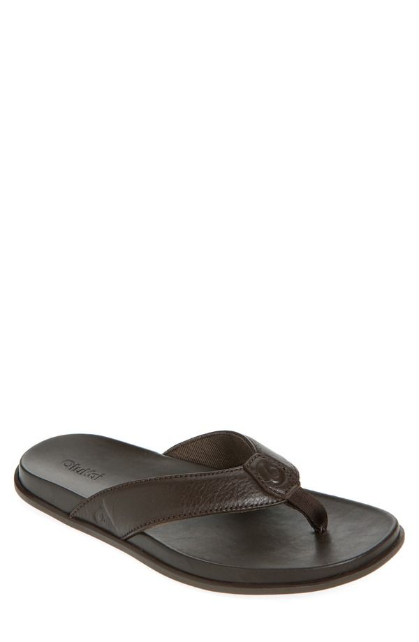 オルカイ メンズ シューズ サンダル OluKai Olali Flip Flop Dark Java Dark Java