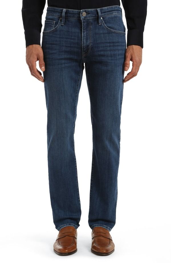 ３４ヘリテージ メンズ ボトムス デニムパンツ ストレート コットン ジーンズ 34 Heritage Courage Straight Leg Stretch Organicotton Jeans