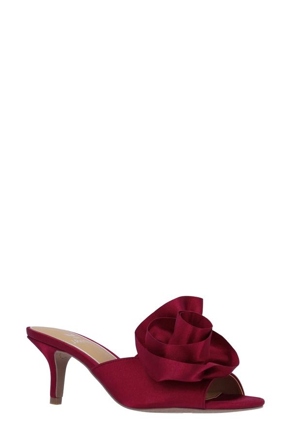 ジェイレニー レディース シューズ ヒール サンダル J Rene Briston Slide Sandal Dark Cherry