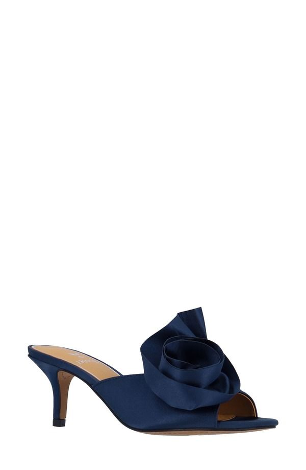 ジェイレニー レディース シューズ ヒール サンダル J Rene Briston Slide Sandal Navy ネイビー