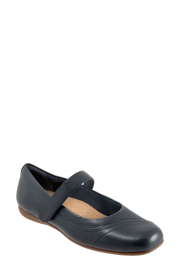 トロッターズ レディース シューズ パンプス Trottersherese Mary Jane Flat Multiple Widths Available Navy ネイビー